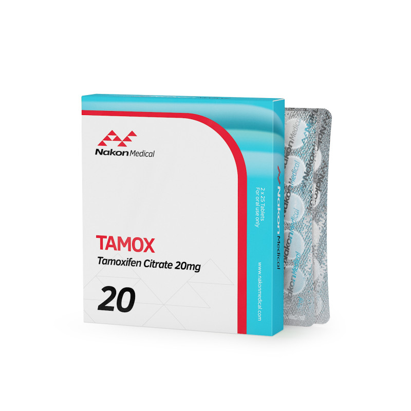 Tamox 20mg 50 Tablets Nakon Medical USA