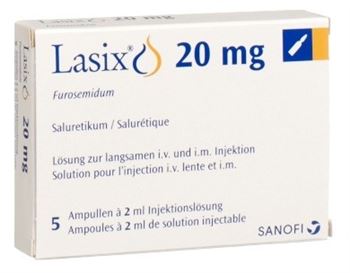 Lasix 2 Ml 10 Amps. Aventis Pharma Limited