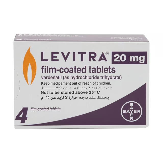 Levitra 20mg 2 Tablets Bayer