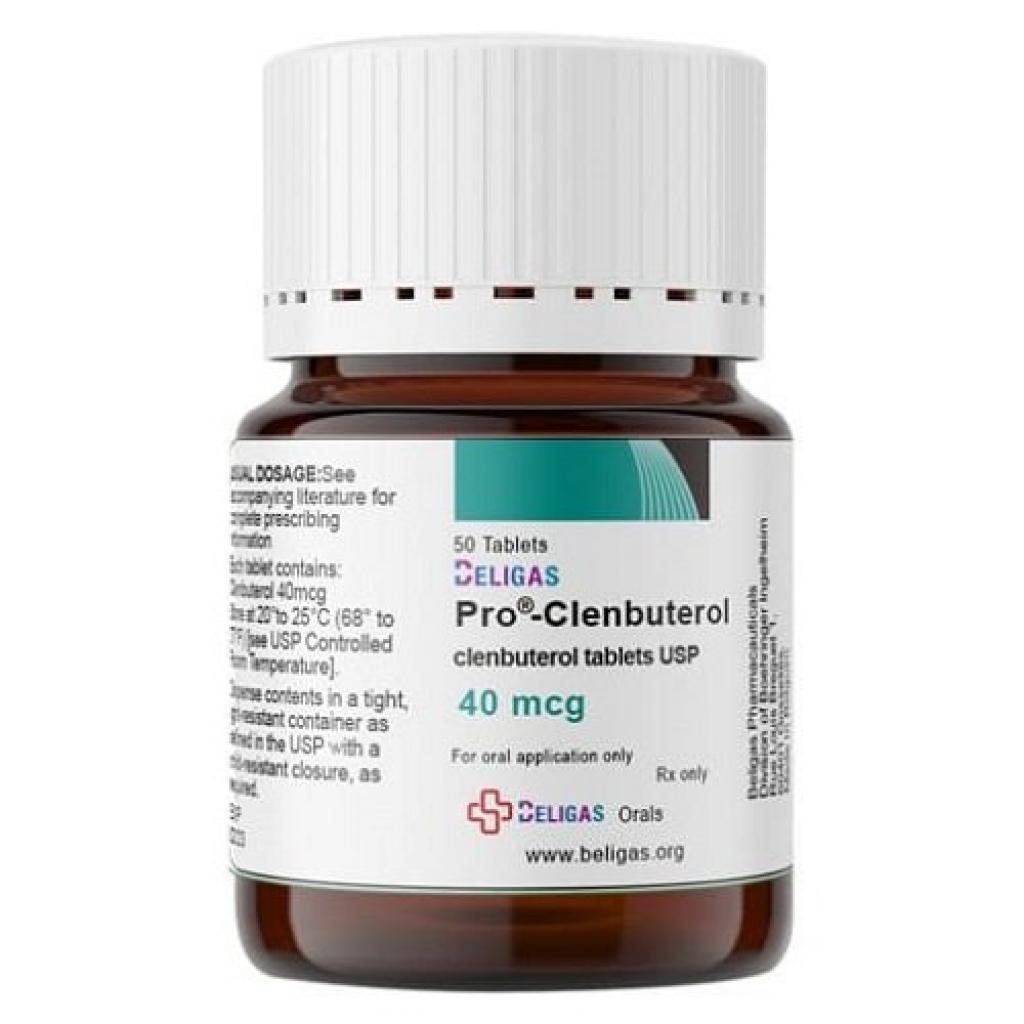 Clenbuterol 40 Mcg 50 Tablets Beligas Pharma USA