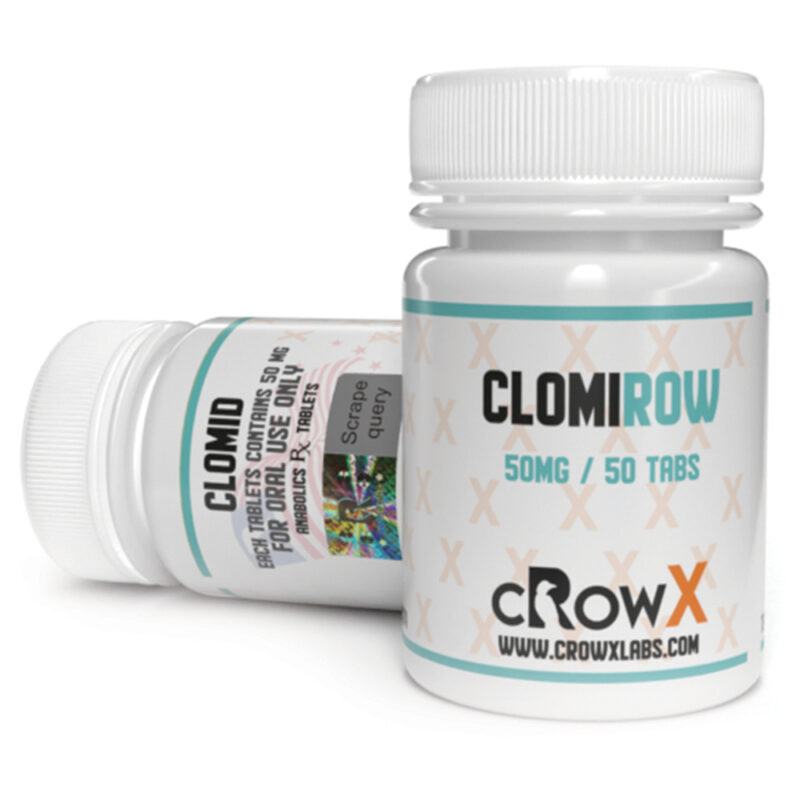 Clomirow 50 Mg 50 Tablets CrowxLabs USA