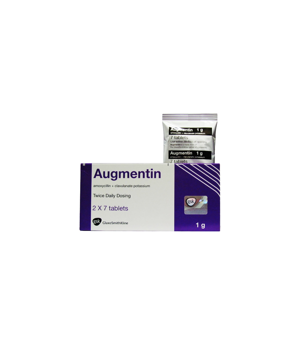 Augmentin 1000 Mg 14 Tablets Glaxosmithkline