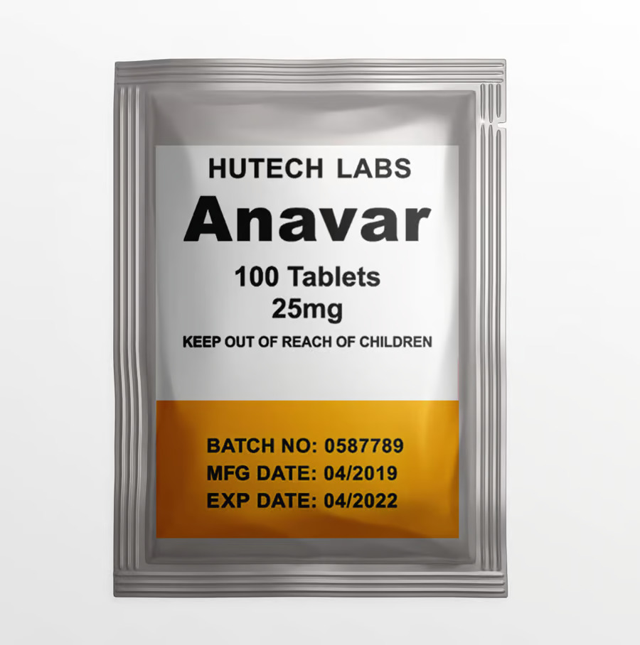 Anavar 25 Mg 100 Tablets Hutech Labs USA