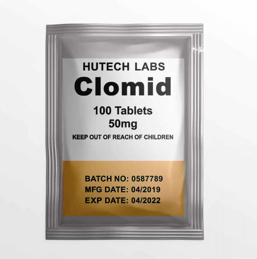 Clomid 50 Mg 100 Tablets Hutech Labs USA
