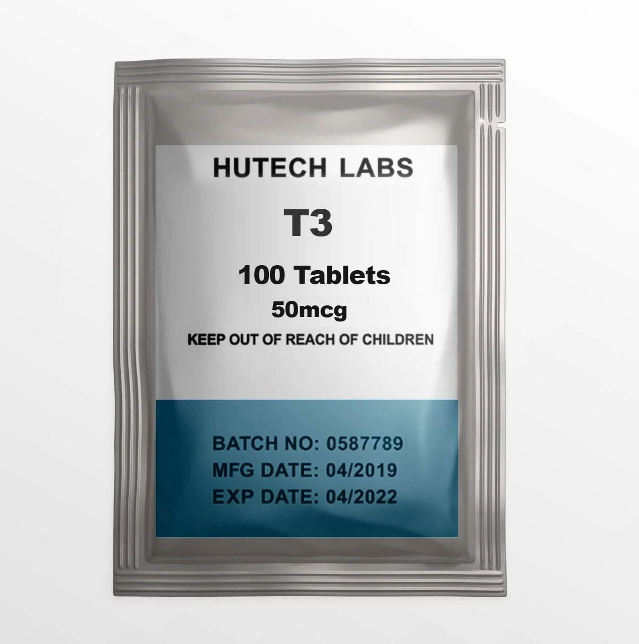 T3 Cytomel 50 Mg 100 Tablets Hutech Labs USA