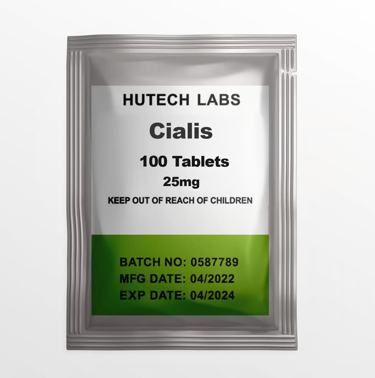 Cialis 25 Mg 100 Tablets Hutech Labs USA