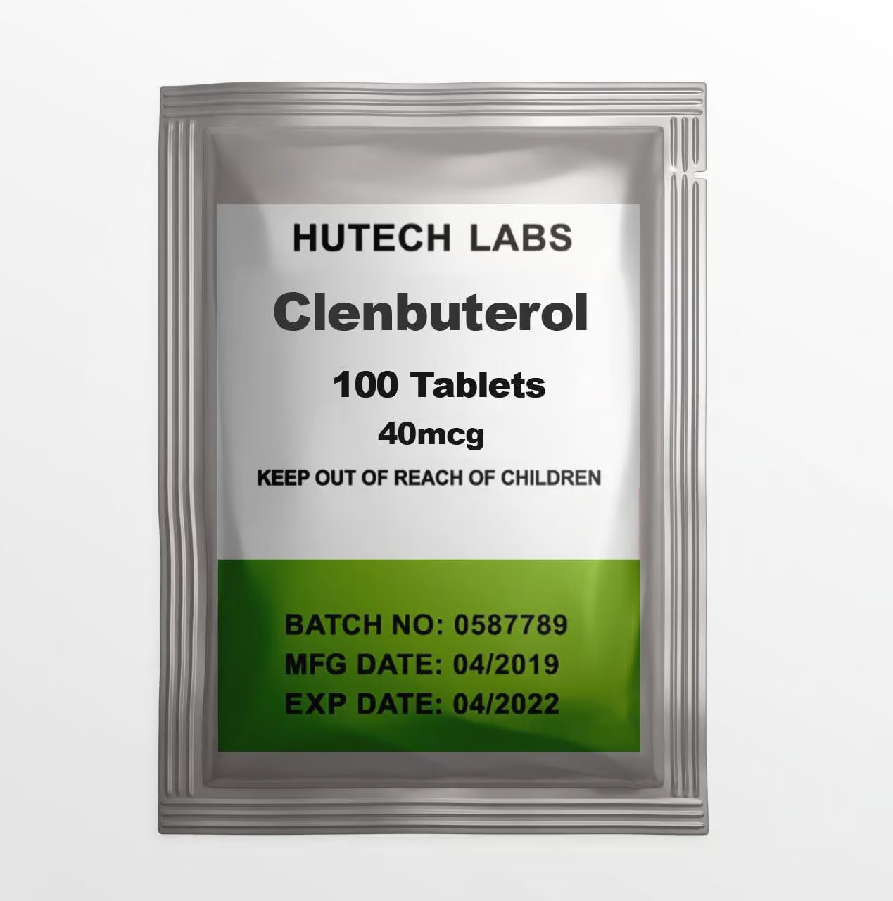 Clenbuterol 40 Mcg 100 Tablets Hutech Labs USA