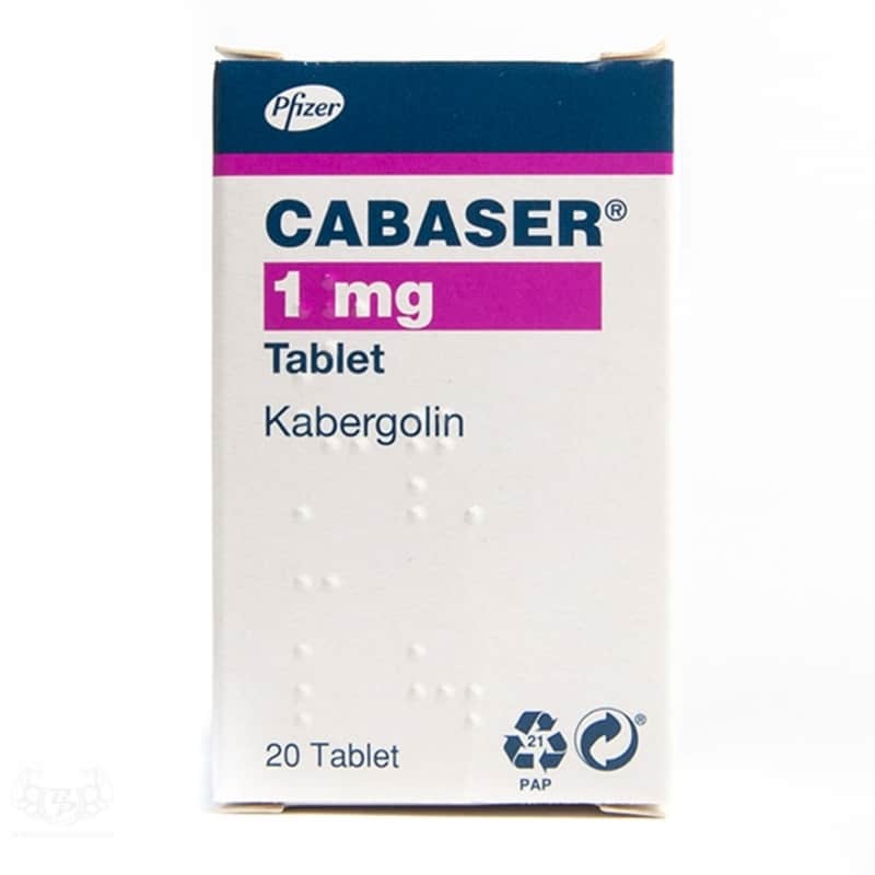 Cabaser (Dostinex) 1mg 20 Tablets Pfizer