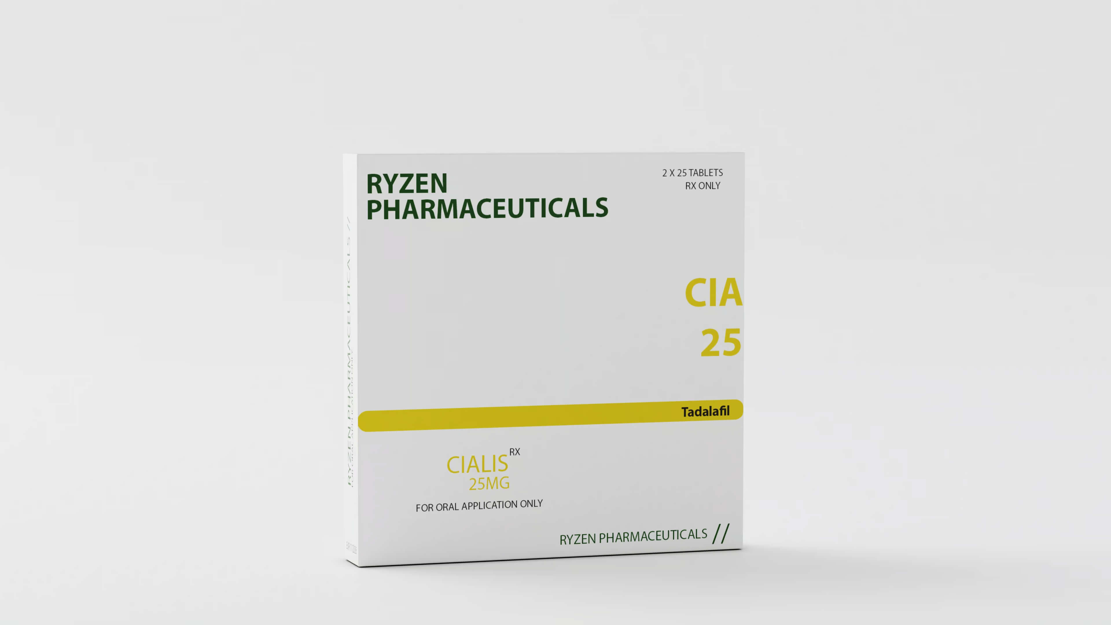 Cialis 25mg 50 Tablets Ryzen Pharma USA