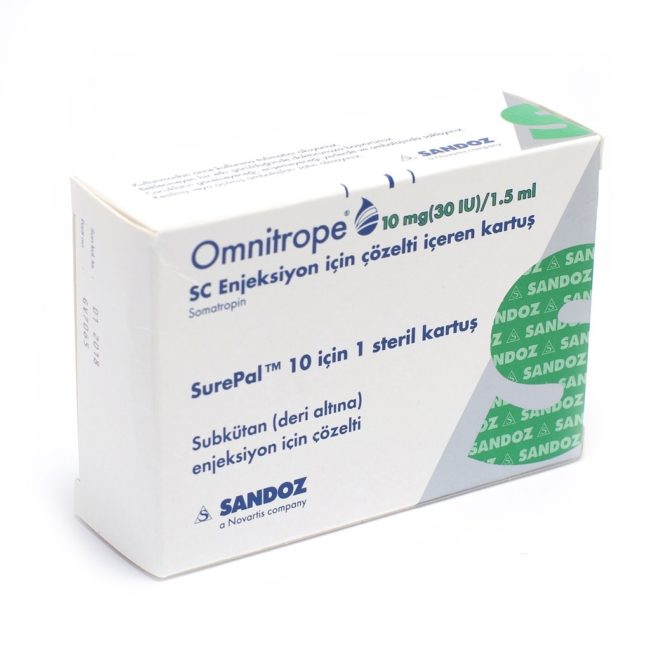 Omnitrope Somatropin 30 Iu (10 Mg) Sandoz