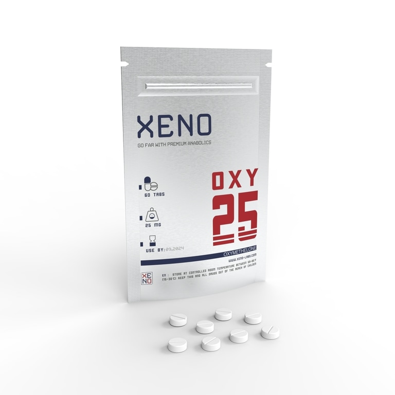 Oxy 25 Mg 60 Tablets Xeno Labs