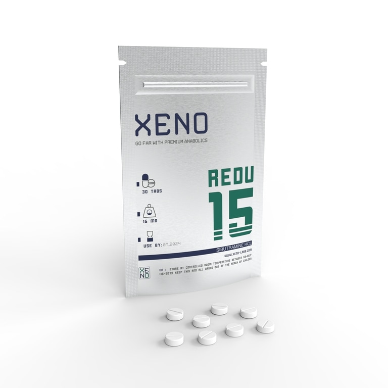 Reductil Sibutramine 15 Mg 30 Tablets Xeno Labs.